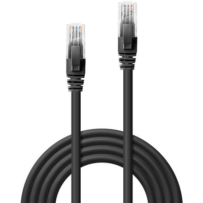 Product Καλώδιο Δικτύου Lindy Cat6 U/UTP Black 0.50m base image