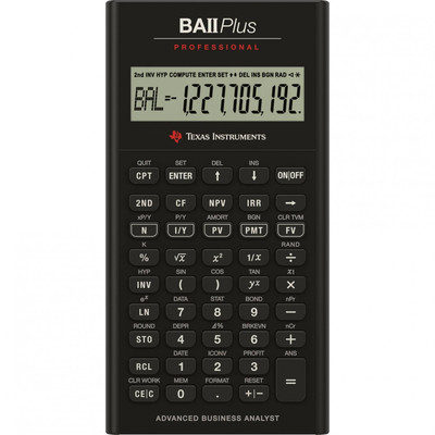 Product Αριθμομηχανή Texas Instruments BA II Plus Professional base image