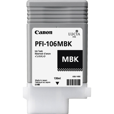 Product Μελάνι Canon PFI-106 MBK ink matt black base image