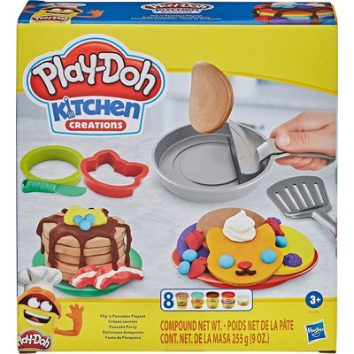 Product Πλαστελίνη Hasbro Play-Doh Kitchen Creations: Flip n Pancakes Playset (F1279) base image