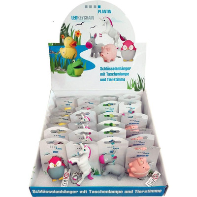 Product Μπρελόκ Ζωάκι Plantin LED animals sales display (6 items, each with 4 pieces) base image