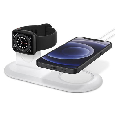 Product Ασύρματος Φορτιστής Spigen Magfit Duo Apple Magsafe & Watch Stand base image