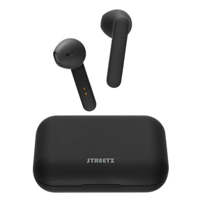 Product Bluetooth Handsfree Ακουστικά Streetz True Wireless Stereo Μαύρο TWS-104 base image