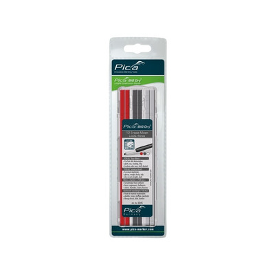 Product Μύτες Μηχανικών Μολυβιών Pica BIG DRY Refills FOR ALL Red/Graphite/White - SB base image