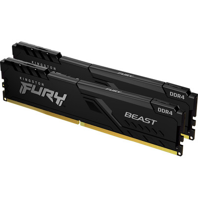 Product Μνήμη RAM Σταθερού DDR4 32GB Kingston FURY Beast - 2 x 16GB - DIMM 288-PIN - 3600 MHz / PC4-28800 base image