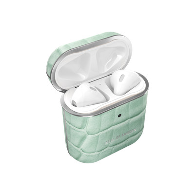 Product Θήκη AirPods iDeal Of Sweden Atelier Gen 1 & 2 Mint Croco IDAPCSS21-261 base image