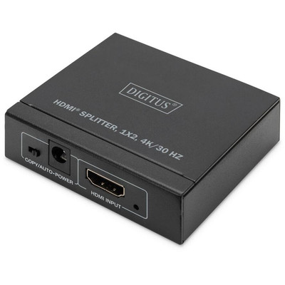 Product HDMI Splitter Digitus 1x2 4K/30Hz Black base image