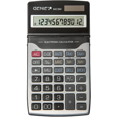 Product Αριθμομηχανή Genie 84 CSM 12 digit base image