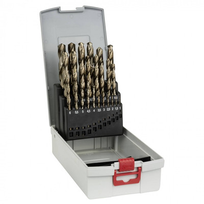Product Τρυπάνια Bosch metal drill set HSS-Co w. Box 25 pcs 1,0-13,0 mm base image