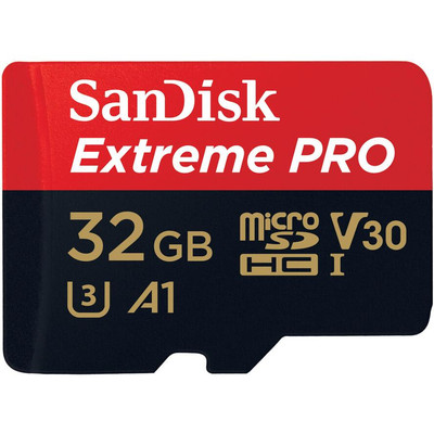 Product Κάρτα Μνήμης MicroSD 32GB SanDisk Extreme Pro SDHC inkl. Adapter base image