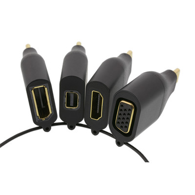 Product Σετ Ανταπτόρων HDMI Deltaco USB-C RING, mDP, DP, VGA, HDMI USBC-AR1 base image