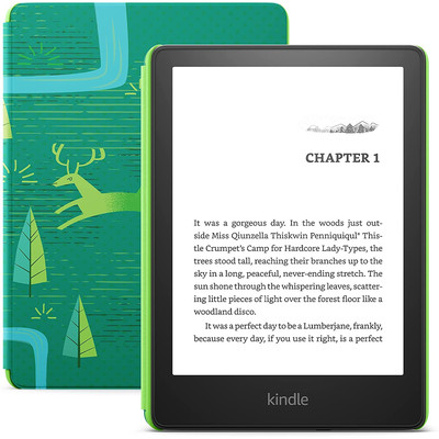 Product Ebook Reader Kindle Paperwhite Kids 8GB Black/Emerald Forest base image