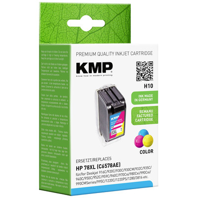 Product Μελάνι συμβατό KMP H10 color for HP C 6578 A base image