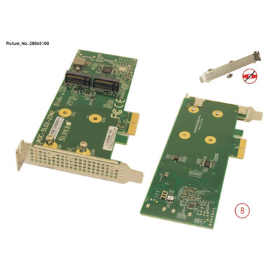 Product Κάρτα Δικτύου PCIe Fujitsu PDUAL CP100 FH/LP base image