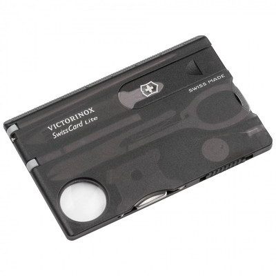 Product Σουγιάς Κάρτα Victorinox SWISSCARD LITE black transparent base image