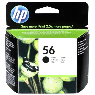 Product Μελάνι HP C 6656 AE black No. 56 base image