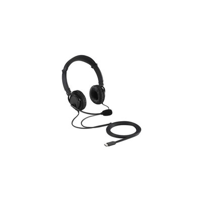 Product Headset Kensington Hi-Fi with microphone, USB-C, black base image
