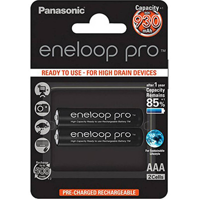 Product Επαναφορτιζόμενες Μπαταρίες 1x2 Panasonic Eneloop Pro Micro AAA 930 mAh base image