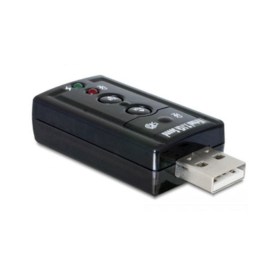 Product Κάρτα Ήχου Delock extern USB2.0 Virtual 7.1 24Bit 96kHz base image