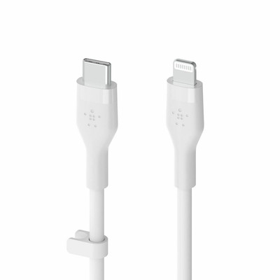 Product Καλώδιο USB Belkin Flex Lightning/USB-C 15W 3m, mfi, 15W, white CAA009bt3MWH base image