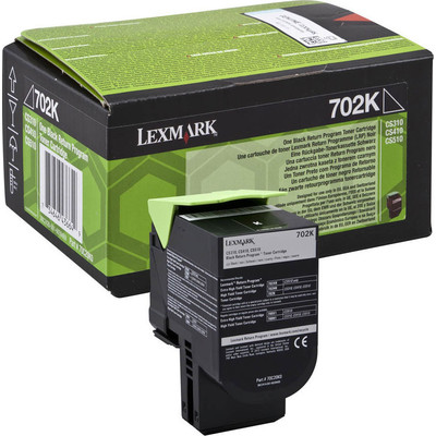 Product Toner Lexmark 702K - Black - original base image