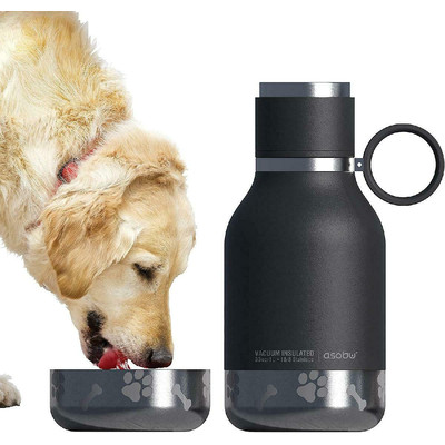 Product Μπουκάλι Νερού για Σκύλο Asobu Black, 0.975 L base image