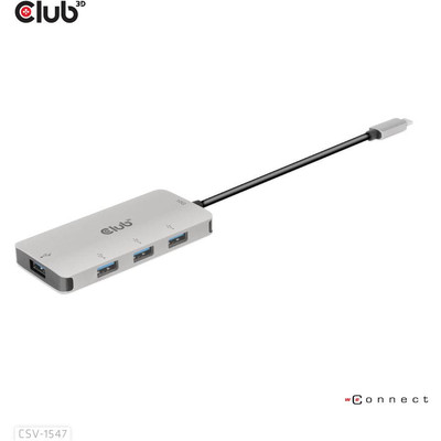 Product USB Hub Club 3D 3.1 Typ C > 4x 3.1 Typ A 10Gbps retail base image