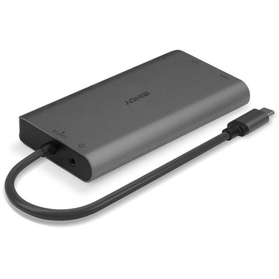 Product Docking Station Lindy USB 3.2 Typ C Mini Dock 4K HDMI&DP PD 3.0 100W USB 3.2 base image