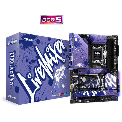 Product Motherboard ASRock Intel 1700 Z790 LIVEMIXER base image