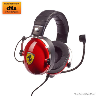 Product Headset Gaming Thrustm. T-Racing "Scuderia Ferrari" (KON/PC) base image