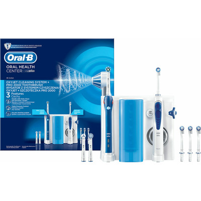 Product Ηλεκτρική Οδοντόβουρτσα Oral-B Center OxyJet Oral Irrigator + Oral-B PRO 2 base image