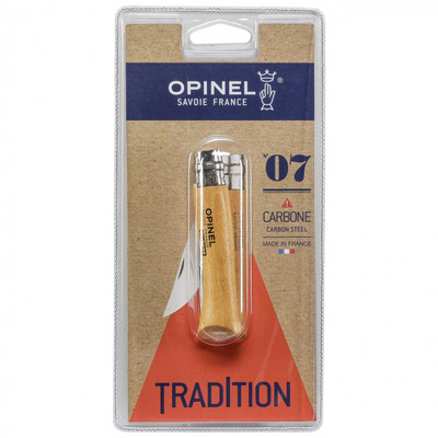 Product Σουγιάς Opinel pocket No. 07 carbon w. wood handle base image
