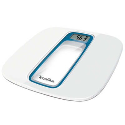 Product Ζυγαριά Μπάνιου Terraillon GR14984 Λευκή Μπλε Ψηφιακή base image