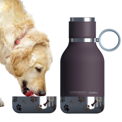 Product Μπουκάλι Νερού για Σκύλο Asobu Burgundy, 0.975 L base image