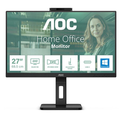 Product Monitor 27" AOC 68,6cm Q27P3QW 16:09 2xHDMI+DP+USB IPS WebCam base image