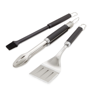 Product Σετ Εργαλείων BBQ Weber Grill Cutlery Precision 3 pcs, Stainless Steel black base image