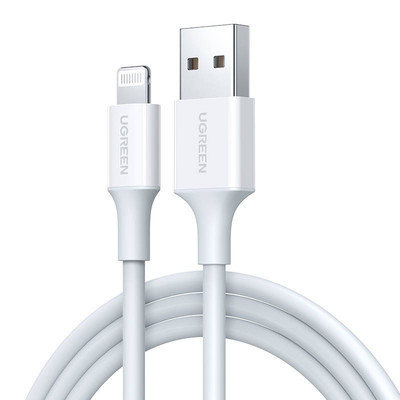 Product Καλώδιο USB Ugreen Lightning To USB-A 2.0 1m white base image