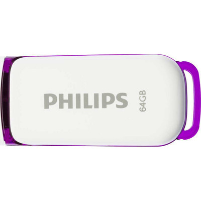 Product USB Flash 64GB Philips USB 2.0 2-Pack Snow Edition Magic Purple base image