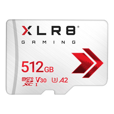 Product Κάρτα Μνήμης MicroSDXC 512GB PNY XLR8 Gaming Class 10 U3 V30 retail base image