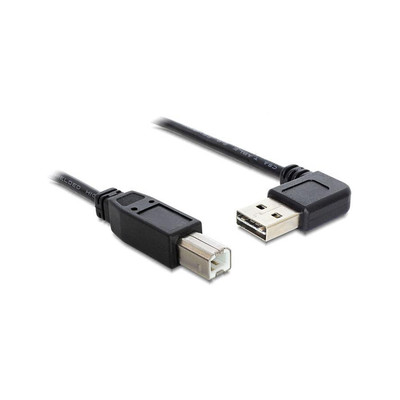 Product Καλώδιο USB Delock Easy A 90° -> B M/M 2.00m Black base image