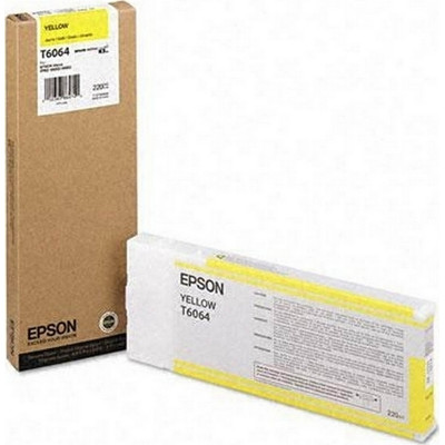 Product Μελάνι Epson yellow T 606 220 ml T 6064 base image