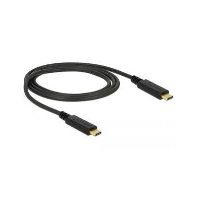 Product Καλώδιο USB Delock 3.1 Gen2 C > C E-Marker 5A 1.0m Black base image