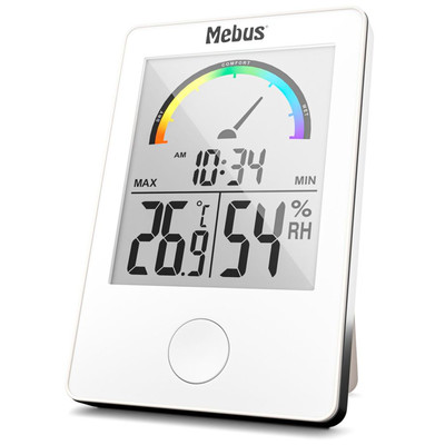 Product Θερμόμετρo & Υγρασιόμετρo Mebus 11130 white base image