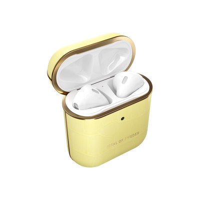 Product Θήκη AirPods iDeal Of Sweden Atelier Gen 1 & 2 Lemon Croco IDAPCSS21-263 base image