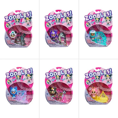 Product Μινιατούρα Spin Master Zoobles!: Z-Girlz Happitat - Angel Llama Figure (1-Pack) (20134944) base image