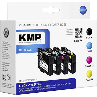 Product Μελάνι συμβατό KMP E218VX Multipack BK/C/M/Y for Epson T 2996 XL base image