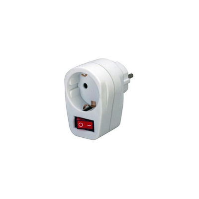 Product Αντάπτορας ρεύματος Brennenstuhl plug 1 socket. + Switch white base image