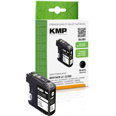 Product Μελάνι συμβατό KMP B62BX black w. Brother LC-223 BK base image