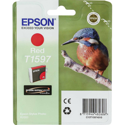 Product Μελάνι Epson red T 159 T 1597 base image