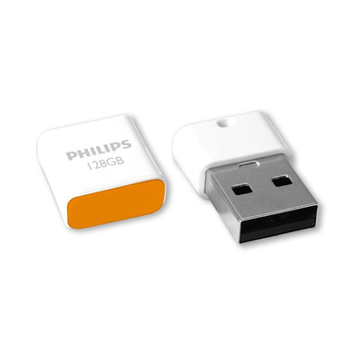 Product USB Flash 128GB Philips USB 2.0 Pico Edition Sunrise Orange base image